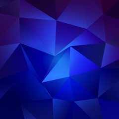 Blue Hues Trendy Low Poly Backdrop Design