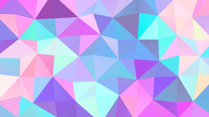 Pastel Bright Colors Low Poly Banner Design