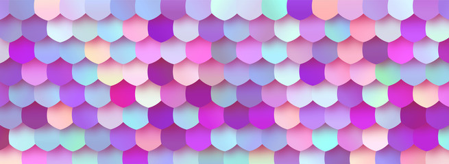 Pastel Colorful Papercut Mosaic Trendy Design BG