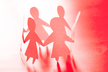 Paper women together