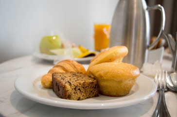 Continental breakfast baked goods