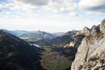 allg&auml;uer alpen bergblick see ausblick alpin wandern hiking wanderung