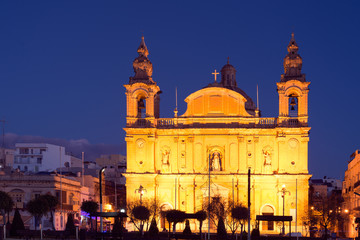 Parish church of Saint Joseph (1889) in Msida, Malta