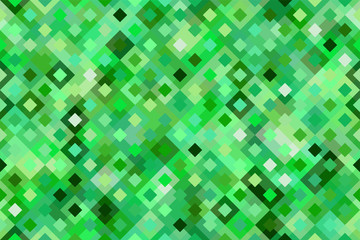 Green abstract bright colorful seamless pattern.