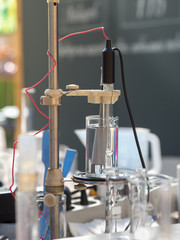 Tests for the determination of nitrates in the fruit crop at the stand. 