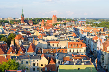 Fototapeta na wymiar Cityscape of Torun, Poland