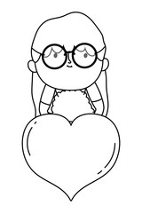 Grandmother cartoon vector design vector illustration