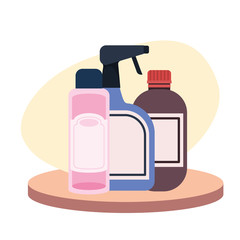 pet grooming container on white background