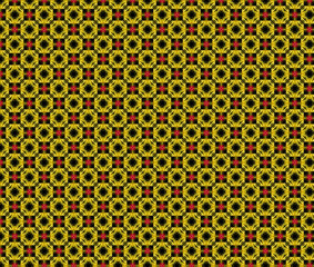 Floral seamless repeated abstract geometrical pattern, kaleidoscope eidoscope 