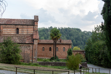 The abbey of Santa Maria di Vezzolano is a religious building in Romanesque and Gothic style, among the most important medieval monuments of Piedmont