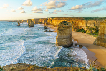 twelve apostles at sunset,great ocean road at port campbell, australia 59