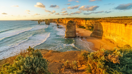twelve apostles at sunset,great ocean road at port campbell, australia 85