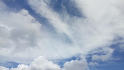 Cloud Formations On A Warm Summer Day
