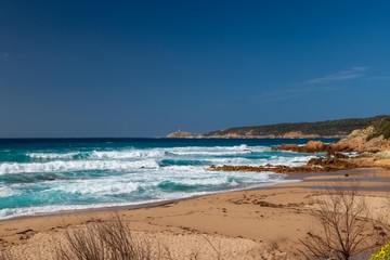 Strandszenen auf Korsika