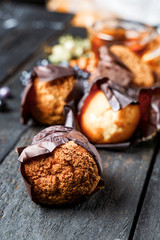 Rustic cake close up