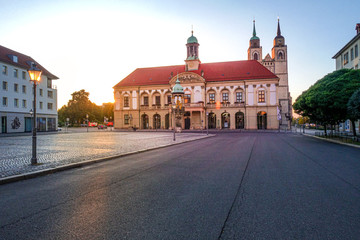 Fototapeta na wymiar Rathaus in Magdeburg