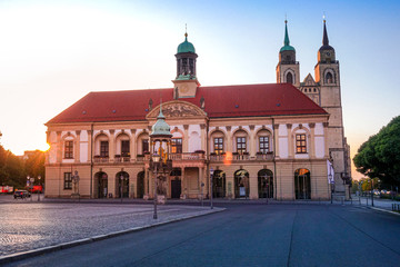 Fototapeta na wymiar Rathaus in Magdeburg