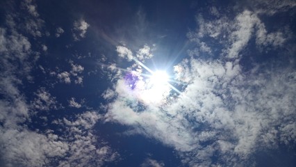 Cloud Formations On A Warm Summer Day
