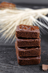 Chocolate cookie background