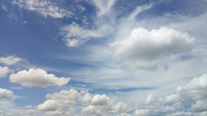 Cloud Formations On A Warm Summer Day