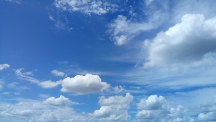 Cloud Formations On A Warm Summer Day