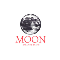 Logotype of the moon.