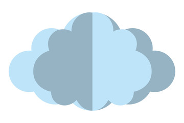 Isolated cloud vector design vector illustration