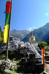 Himalayan buddhist stupa