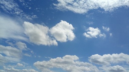 Cloud Formations On A Warm Summer Day