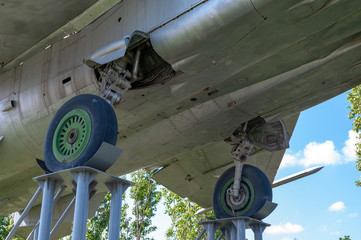 Aircraft MiG-25 - a memorial to aviators at the Moscow avenue, Yelets, Lipetsk Region, Russian...