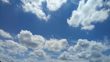 Cloud Formations On A Warm Summer Day