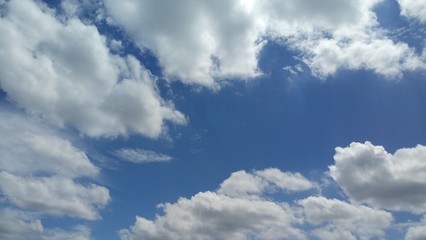 Cloud Formations On A Warm Summer Day