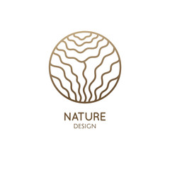 Tropical plant logo