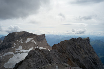 Zugspitze wanderung wandern alpin alpen deutschlandn österreich fels gletscher