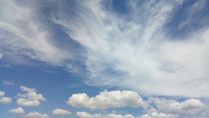 Cloud Formations On A Warm Summer Day