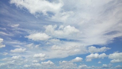 Cloud Formations On A Warm Summer Day