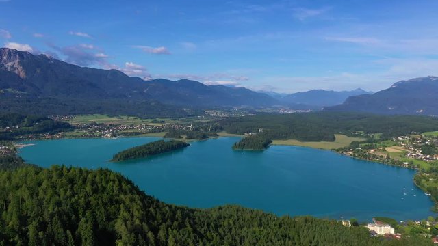 Lake Faakersee in K&auml;rnten Carinthia, Austria during summer