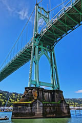 Saint Johns Bridge in Portland.