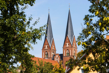 neuruppin historic city in brandenburg germany