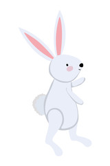 Isolated rabbit cartoon vector design