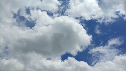 Cloud Formations On A Warm Summer Day