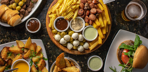 Mesa de Comidas Rápidas 