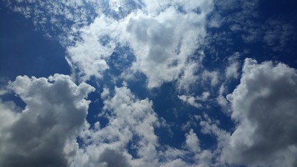 Cloud Formations On A Warm Summer Day