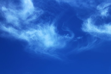 blue sky with clouds texture background