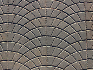paving tiles arched texture background
