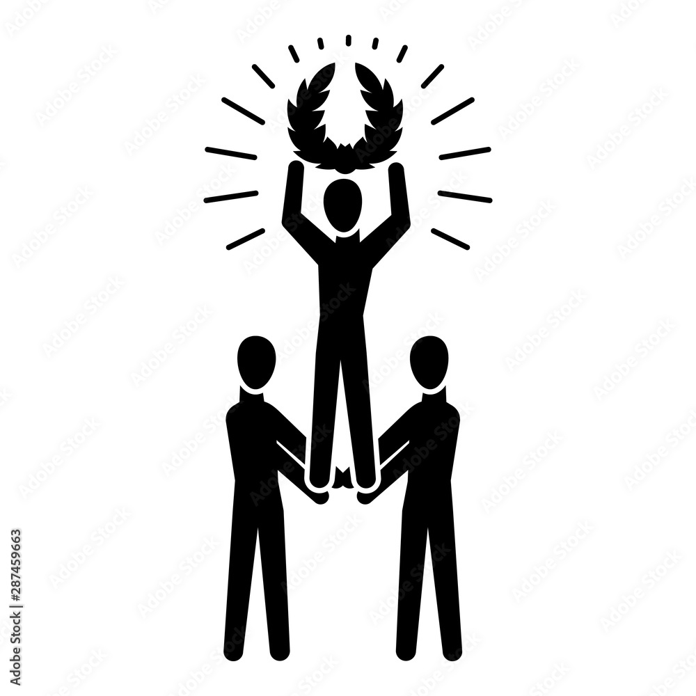 Poster startup partnership icon. simple illustration of startup partnership vector icon for web design isol