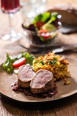 swabian pork fillet