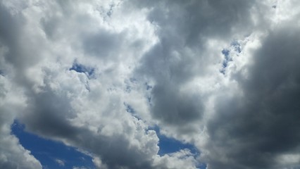 Cloud Formations On A Warm Summer Day