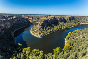 The natural park of Hoces del Duraton in Segovia, spain