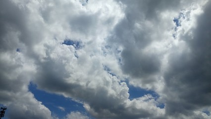 Cloud Formations On A Warm Summer Day